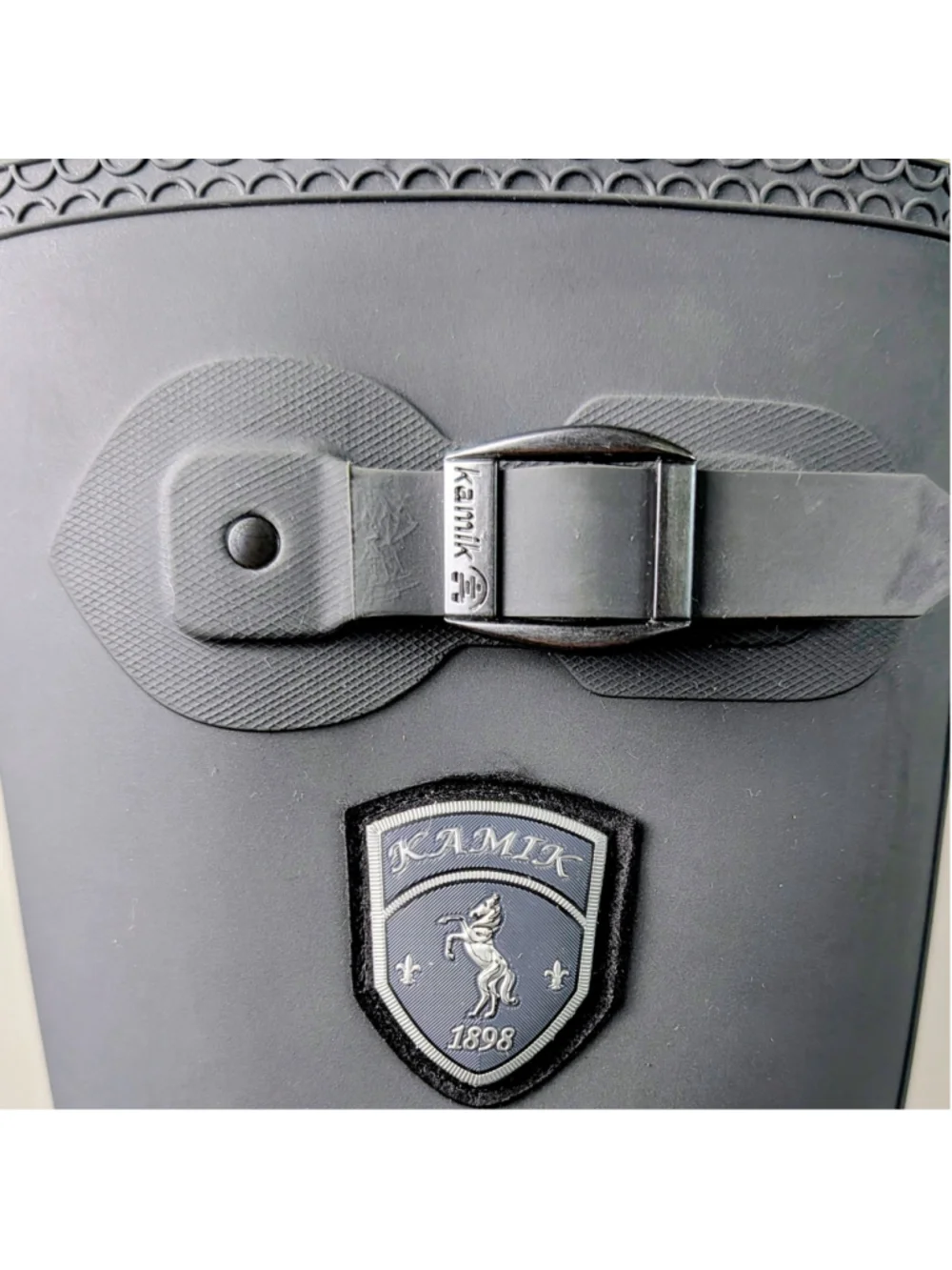 Kamik Womens Rain Boots Size 6 Gray Matte Waterproof Tall Riding Style Boots